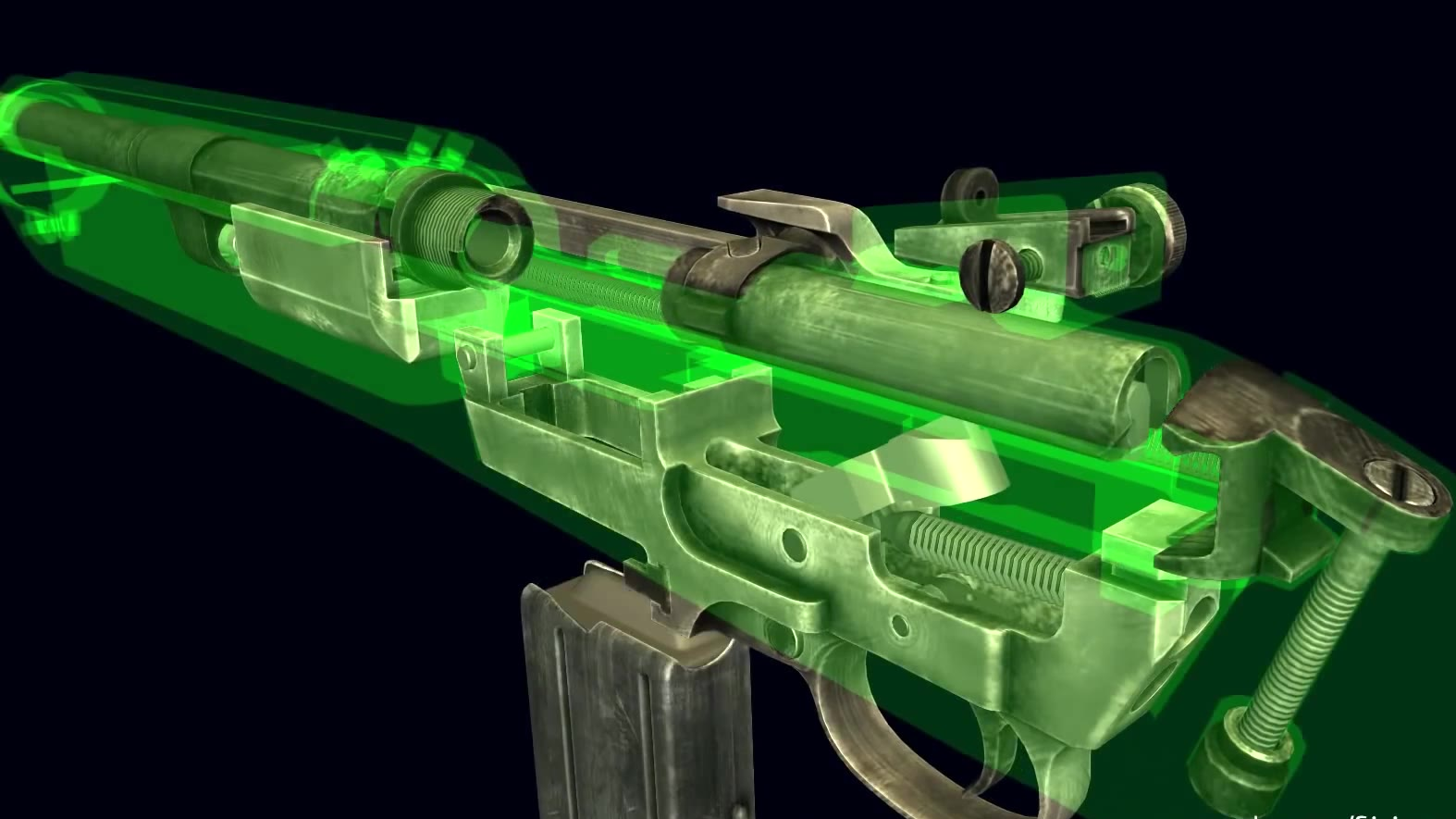 【透视眼】M1 carbine 真铁如何运作?